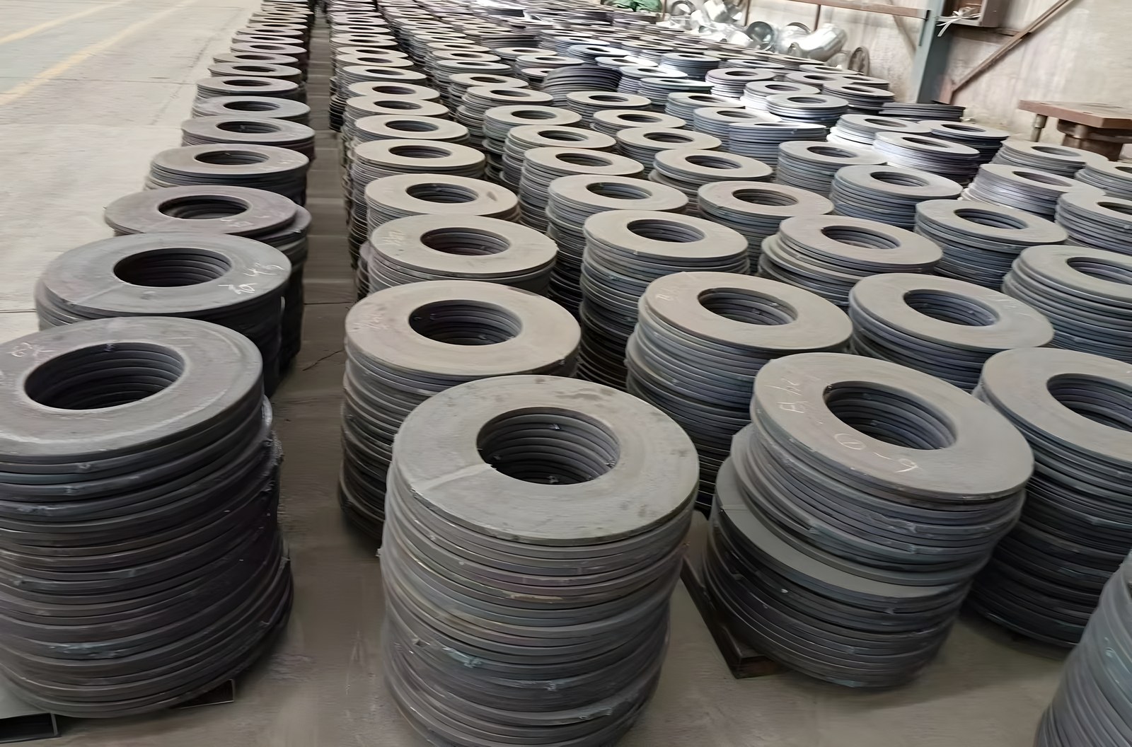 Pressed wheel disc blanks